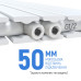 Вертикальный радиатор Navi Thermo Largo double 456*1800-6 (50мм) anticor белый 16 – 21 м² (02-144163-4518-NV)