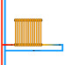 Радиатор Navi Thermo Calidum 3-13 605х600 anticor 7 – 10 м² белый (02-154004-6060-NV)