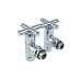 Кран угловой для полотенцесушителей Raftec Premium 1/2x1/2 Chrome, 2шт.