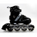 Детские роликовые коньки Space Sport раздвижные ABEC 7 Черные размер 34-37 (DP-153316501-M)