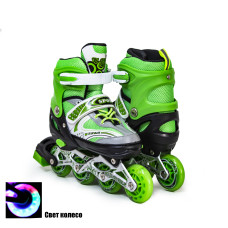 Ролики Happy Light green размер 29-33