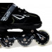 Детские роликовые коньки Space Sport раздвижные ABEC 7 Черные размер 34-37 (DP-672406338-M)