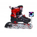 Детские ролики раздвижные Space Sport ABEC-7 82A Красные размер 29-33 (DP-1352221228-S)