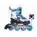 Детские ролики раздвижные Space Sport ABEC-7 82A Бирюзовые размер 29-33 (DP-734418881)