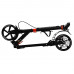 Самокат двухколесный Space Sport с дисковыми тормозами колеса PU Черный (DP-SS04BLACK)