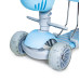 Самокат Scooter Smart-i 5в1 с подсветкой и бортиком голубой 60 кг (DP-1937755802)