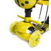 Самокат Scooter Божья Коровка-yellow 5в1 с подсветкой колес Желтый 60 кг (DP-1452070781)
