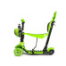 Самокат Scooter Божья коровка 5в1 с подсветкой колес Салатовый 60 кг (DP-2016887948)