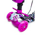Самокат Scooter 5in1 Маки фиолетовый цветок с подсветкой 60 кг (DP-489626380)