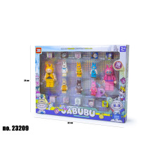 Набор фигурок Labubu с магнитными кубиками 23209 18 шт. (DP-1982800796)