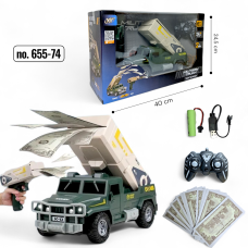 Машинка на радиоуправлении «Money Truck» 655-74 с денежным пистолетом (DP-1268450078)