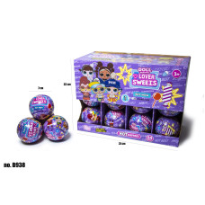 Детская Кукла B938 Doll Beautiful Lover Sweets Шар 7см