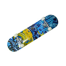 Скейтборд деревянный Scale Sports Graffiti-i Blue 80 кг (DP-857814238)