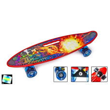 Пенни Борд Scale Sports с ручкой Geshen с подсветкой колес (DP-1476537874) Пенни Борд Scale Sports с ручкой Geshen с подсветкой колес (DP-1476537874)