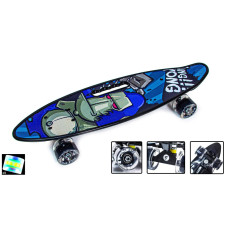 Пенни борд King Kong Scale Sports с ручкой и подсветкой колес (DP-373797307) Пенни борд King Kong Scale Sports с ручкой и подсветкой колес (DP-373797307)