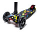 Детский самокат Scale Scooter MAXI-i Цифры с подсветкой черный (DP-13665704)