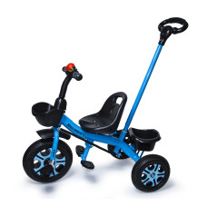 Велосипед трехколесный Scale Sports с родительской ручкой голубой (DP-61108793)