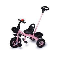 Трехколесный велосипед Scale Sports с родительской ручкой розовый (DP-1539251798)