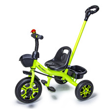 Трехколесный велосипед Scale Sports с родительской ручкой зелёный (DP-1822453831)