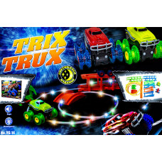 Монстр-траки Trix Trux LED YG14 (светящийся трек и 2 машинки) (DP-646610198) Монстр-траки Trix Trux LED YG14 (светящийся трек и 2 машинки) (DP-646610198)