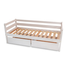 Подростковая кровать SportBaby babyson 1 белая с ящиком 80x190 см (SB-4007)