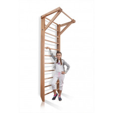 Деревянная шведская стенка для детей с турником Baby Sport SB Baby Эко 240х80 см (1-240)