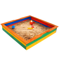 Детская деревянная песочница SportBaby 25 цветная 23х145 см (SB-2229)