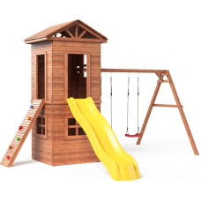 Детская площадка домик SportBaby SportHouse-20 с горкой и качелями (SB-3917)