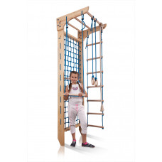 Гладиаторская сетка с турником Baby Sport SB Bombino Дерево 240х80 см (8- 240)