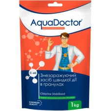 Быстрый (шоковый) хлор в гранулах 1кг AquaDoctor для бассейна (IND-C60-1)