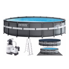 Каркасный бассейн ULTRA XTR FRAME POOL Intex 549x132см круглый (IND-26330)