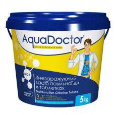 AquaDoctor MCT-5 (Вес 5кг) Мультитаб. (хлор, альгицид, коагулянт)