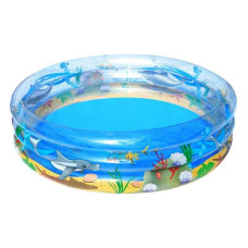 Надувной детский бассейн Bestway Тропические фрукты 170x53 см круглый (IND-51048)