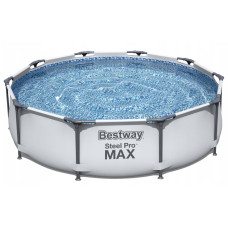 Каркасный бассейн Bestway Steel Pro Frame Pool 305x76см круглый (IND-56406) Каркасный бассейн Bestway Steel Pro Frame Pool 305x76см круглый (IND-56406)