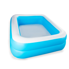 Надувной детский бассейн Bestway 201x150x51 см голубой (IND-54005)