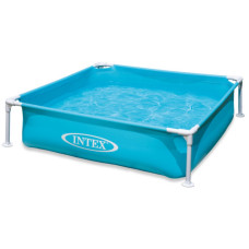 Детский каркасный бассейн Intex MINI Frame Pool 122×122×30 см квадратный (IND-57173)