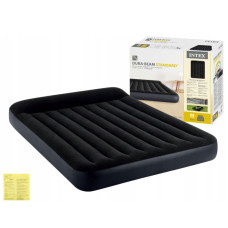 Надувной матрас Intex 203x152x25 см с флокированным покрытием Dura-Beam (IND-64143)