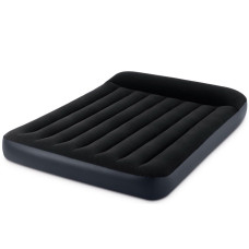 Надувной матрас с подголовником и электронасосом Intex 191x137x25 см Pillow Rest Classic Bed (IND-64148)