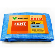 Универсальный тент-подстилка Welltex-Vaplant 3x5 м плотность 60 г/м² с люверсами (IND-tent-60-3x5)