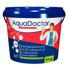 Шоковый хлор в таблетках 900г AquaDoctor для бассейна 20гx50шт (IND-C60T-09)