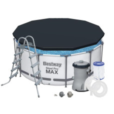 Каркасный бассейн Bestway Steel Pro Frame Pool 366x122см круглый (IND-56420)