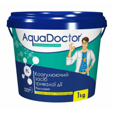 Коагулянт в гранулах AquaDoctor 1 кг для устранения мутности воды (IND-FL-1)