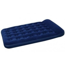 Надувной матрас со встроенным насосом Bestway Flocked Air Bed 191x137x22 см (IND-67225)