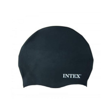 Шапочка для плавания детская Intex от 8 лет черная (IND-55992-black)