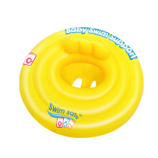 Надувной плотик детский от 1 года Swim safe Intex желтый (IND-32096)