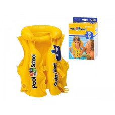 Надувной жилет Intex детский 3-6 лет для плавания желтый (IND-58660)