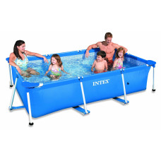 Каркасный бассейн Intex Rectangular Frame Pool 220x150 x60 см прямоугольный (IND-28270)