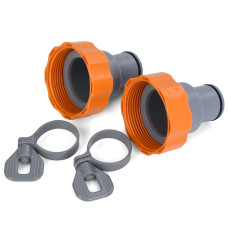 Bestway f6h202 (Диаметр 38 мм) Комплект из двух адаптеров и двух хомутов для бассейнов. D-38-32мм