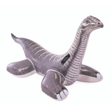 Надувной плотик детский от 3 лет Бронтозавр Intex 178x94см коричневый (IND-57584)