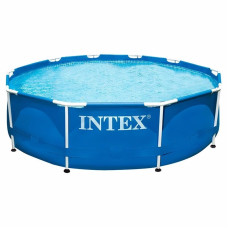 Каркасный бассейн Intex Metal Frame Pool 305x76 см круглый (IND-28200)